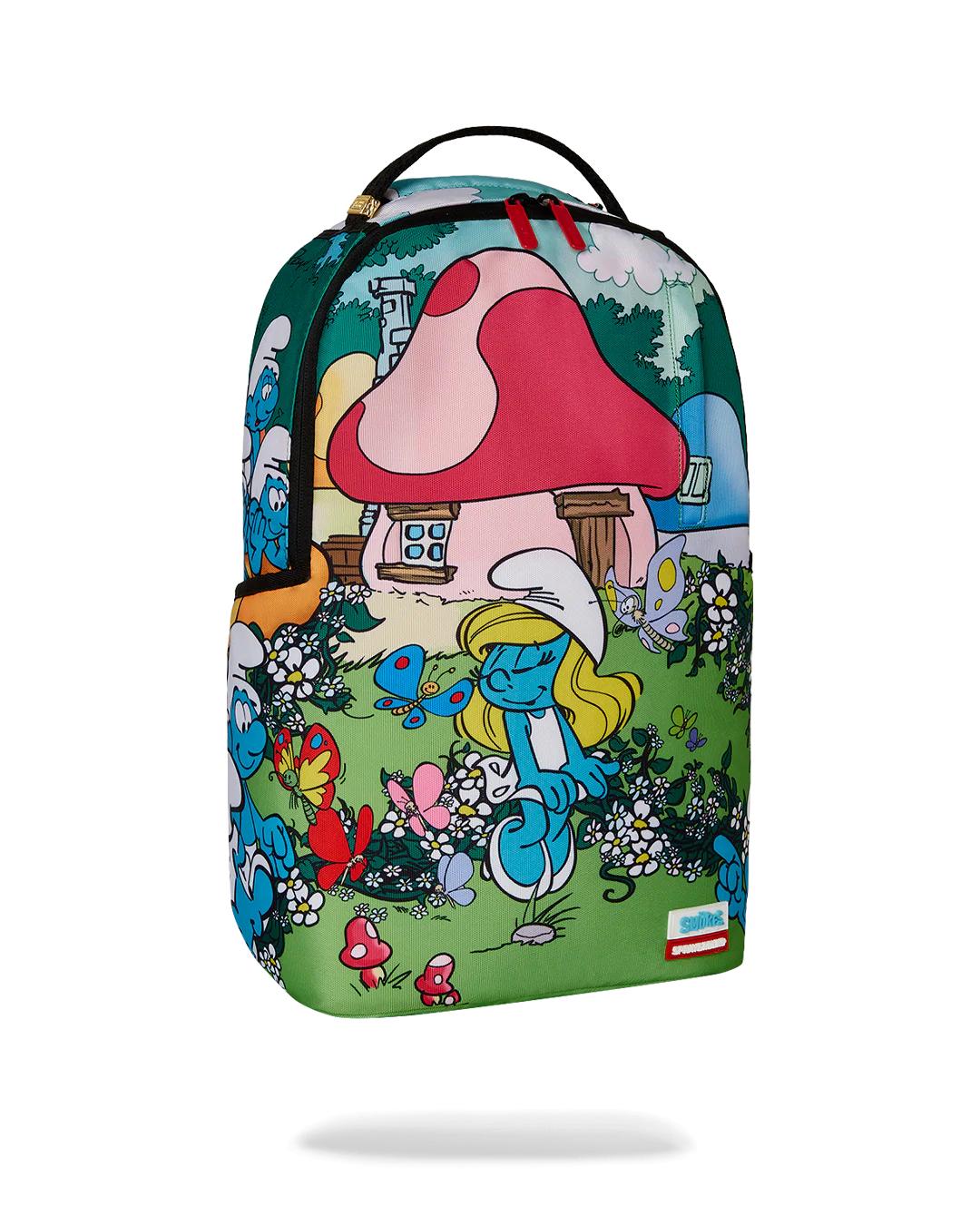 Sprayground SMURFS IN THE GARDEN BACKPACK