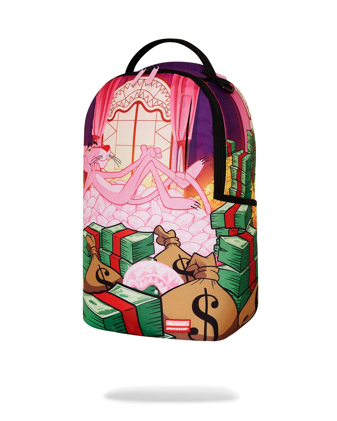 Sprayground PINK PANTHER FORTRESS OF MONEY-TUDE BACKPACK