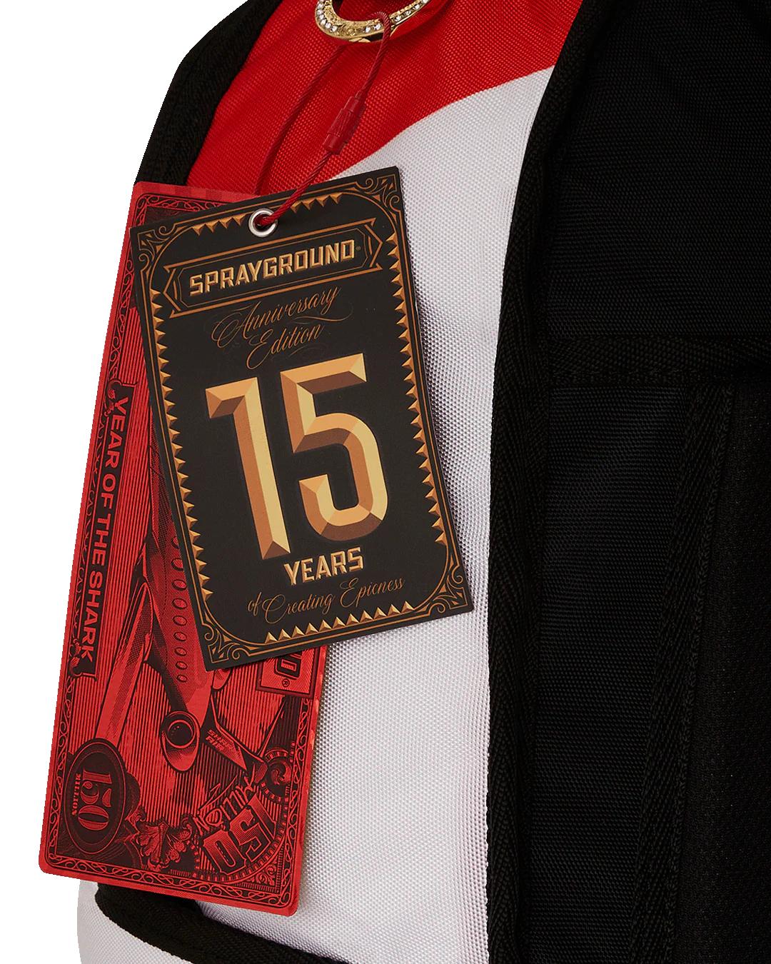 Sprayground THE SCROLL OF 15 YEARS DLXV BACKPACK (SUPER RARE)