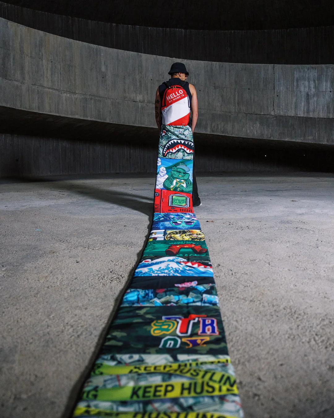 Sprayground THE SCROLL OF 15 YEARS DLXV BACKPACK (SUPER RARE)