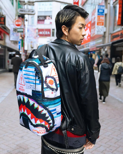 Sprayground HACKED & STACKED BUT I STILL GOT YOUR BACK DLXR BACKPACK
