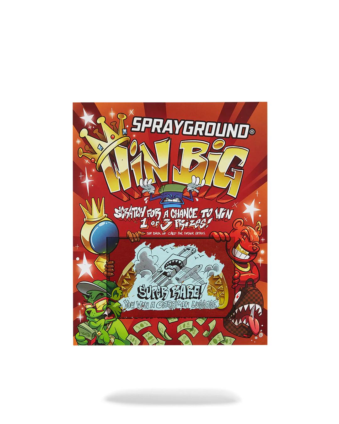 Sprayground BIG MONEY BIG MONEY BACKPACK (COMES WITH SCRATCH OFF PLAYING CARD)