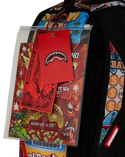 Sprayground BIG MONEY BIG MONEY BACKPACK (COMES WITH SCRATCH OFF PLAYING CARD)