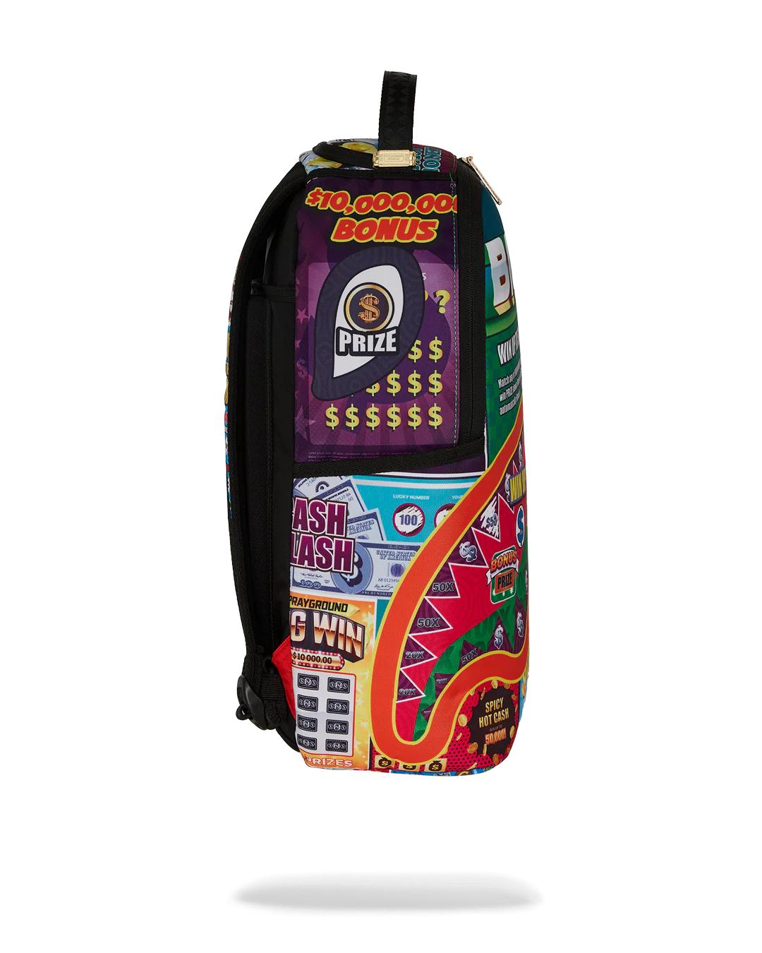 Sprayground BIG MONEY BIG MONEY BACKPACK (COMES WITH SCRATCH OFF PLAYING CARD)