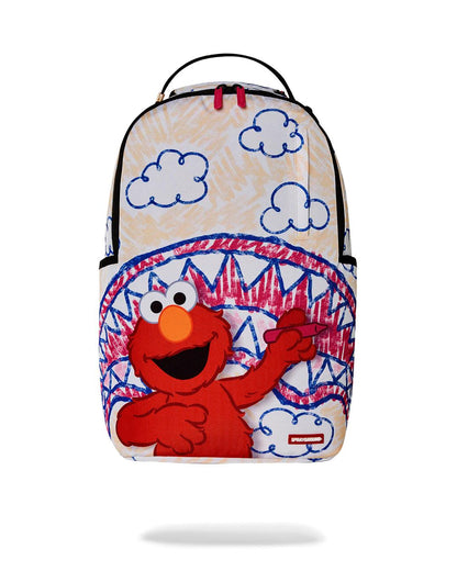 Sprayground ELMO'S WORLD SHARK SKETCH BACKPACK