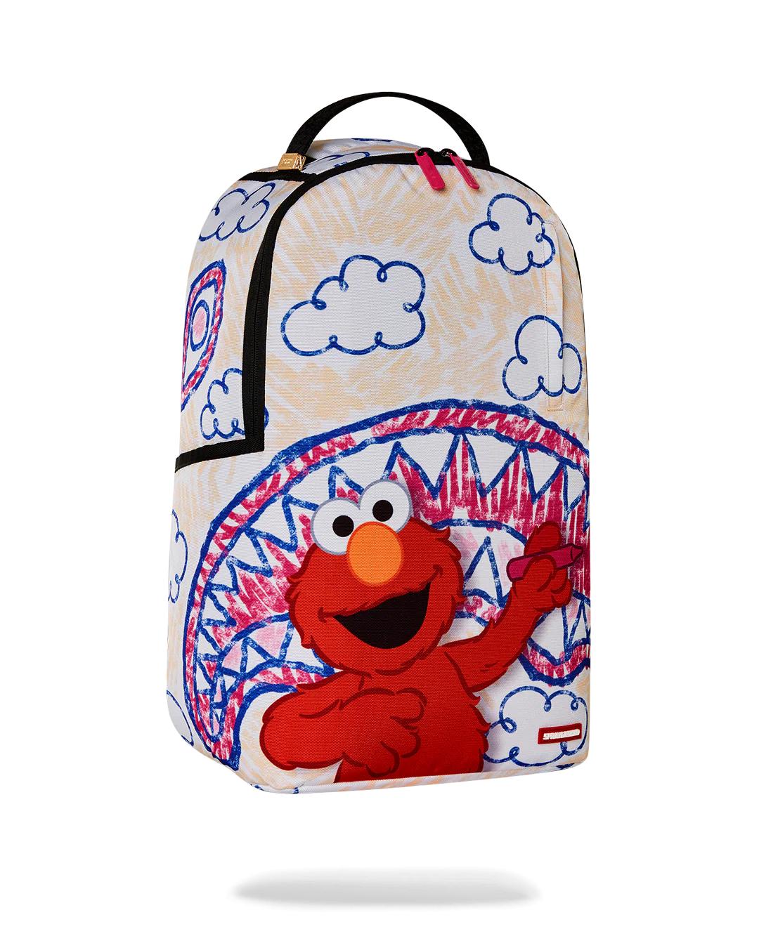Sprayground ELMO'S WORLD SHARK SKETCH BACKPACK