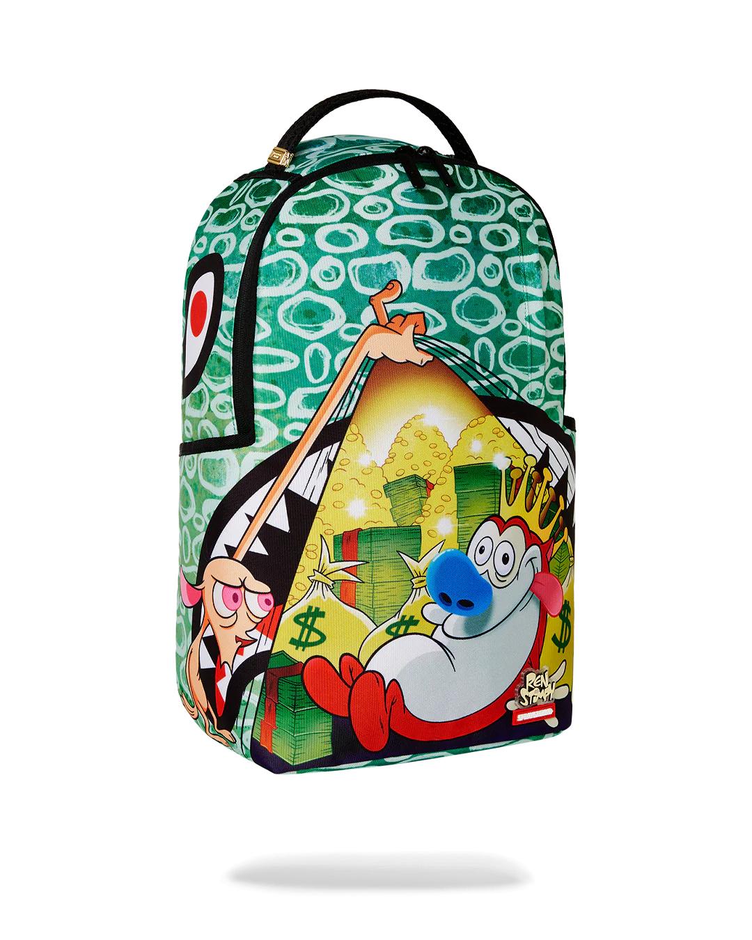 Sprayground REN & STIMPY HIDDEN GOLD MINE DLXR BACKPACK