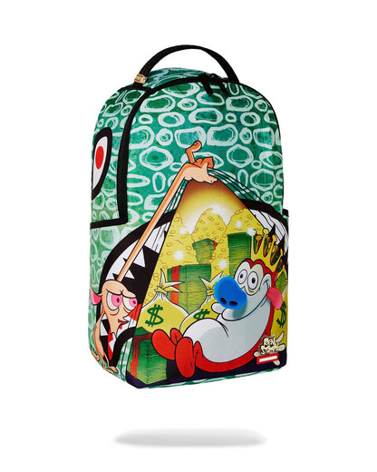 Sprayground REN & STIMPY HIDDEN GOLD MINE DLXR BACKPACK