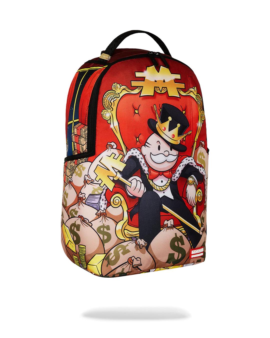 Sprayground MONOPOLY GOLD EMPIRE THRONE BACKPACK