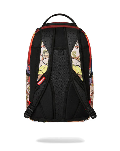 Sprayground MONOPOLY GOLD EMPIRE THRONE BACKPACK