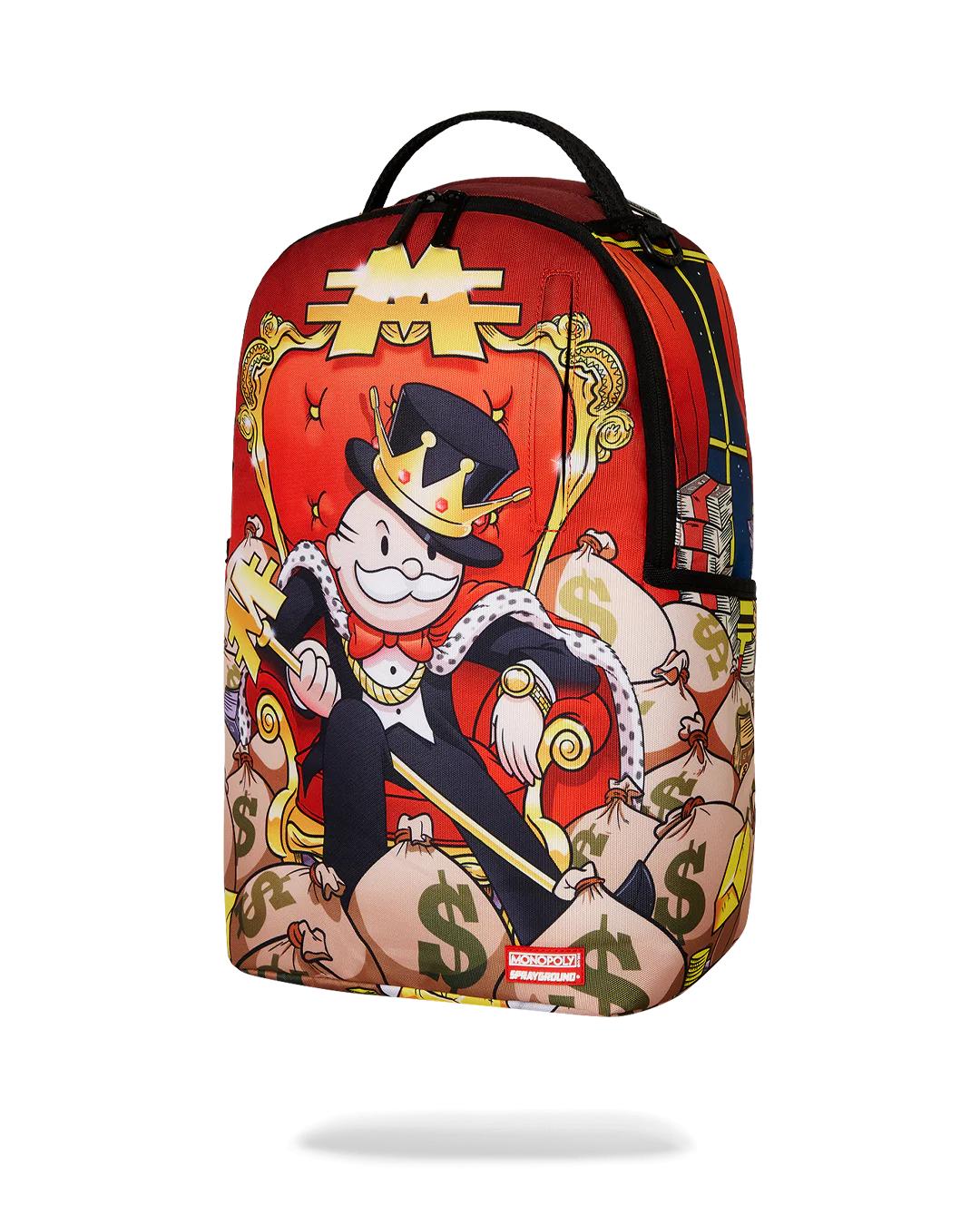 Sprayground MONOPOLY GOLD EMPIRE THRONE BACKPACK