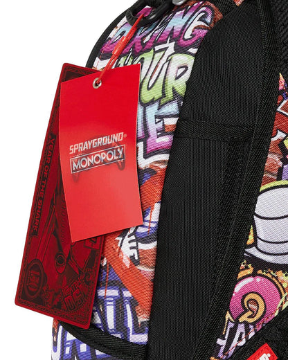Sprayground MONOPOLY GRAFFITI GOLD RUSH DLXR BACKPACK