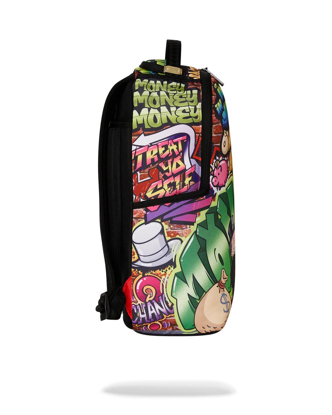 Sprayground MONOPOLY GRAFFITI GOLD RUSH DLXR BACKPACK
