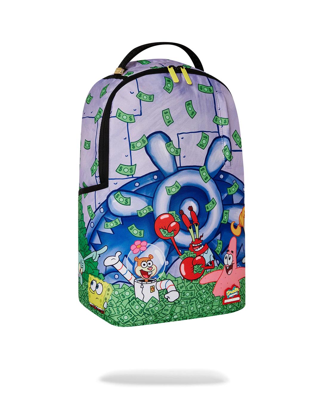 Sprayground SPONGEBOB CREW MONEY BATH DLXR BACKPACK