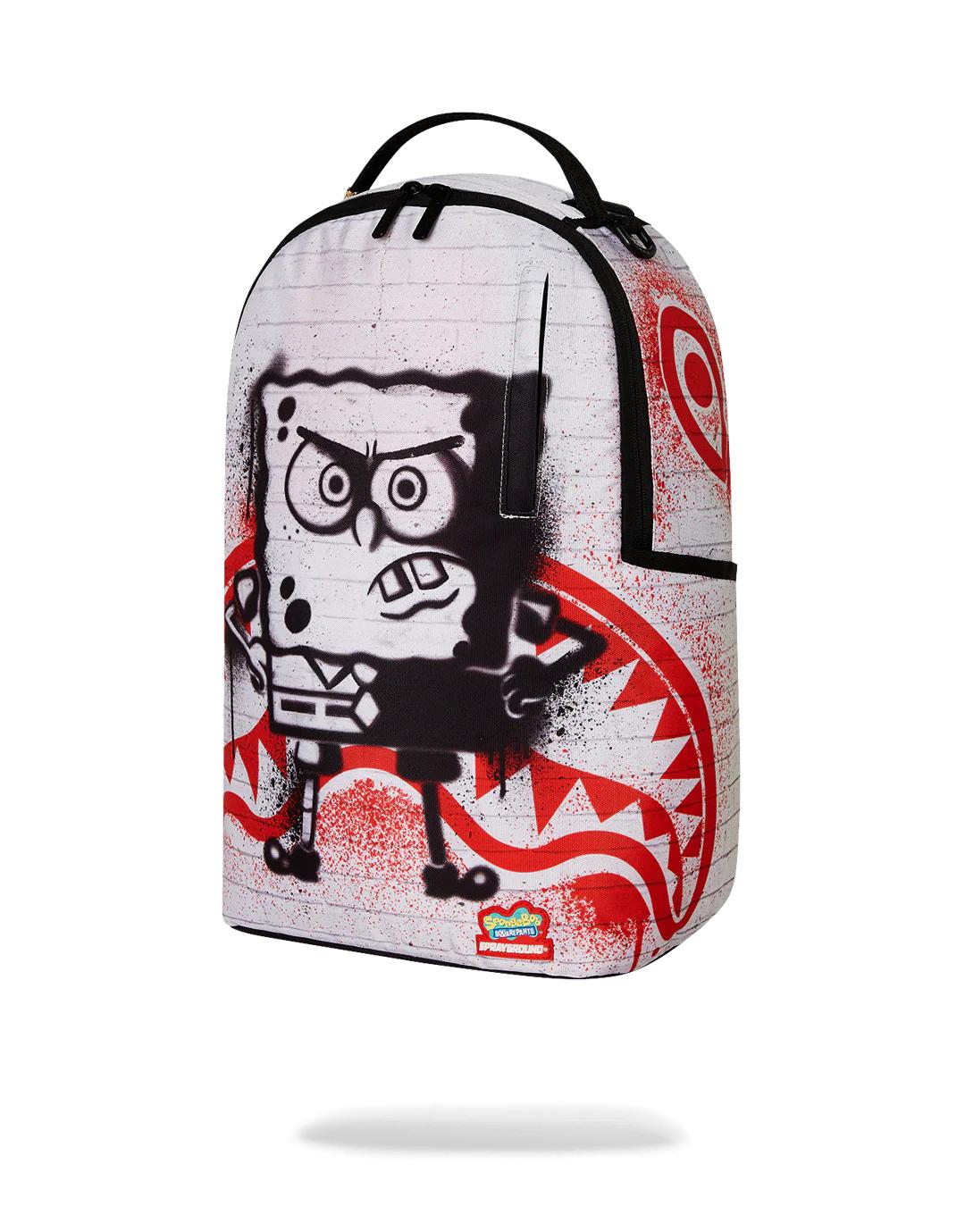 Sprayground SPONGEBOB STENCIL WALL DLXR BACKPACK