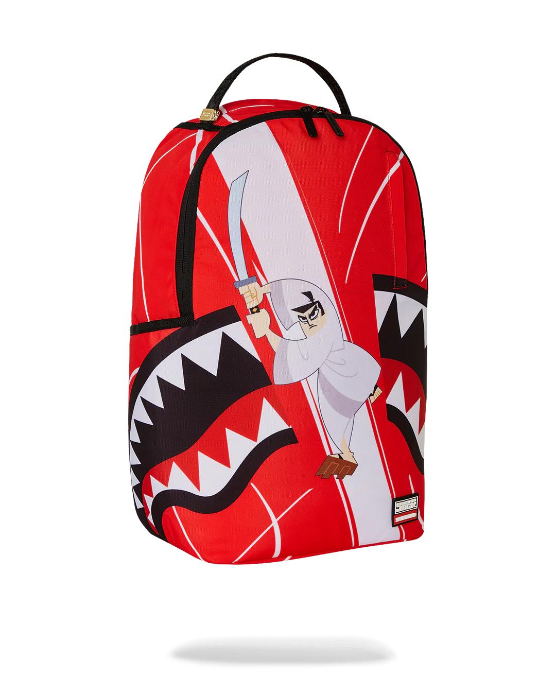 Sprayground SAMURAI JACK SHARK MOUTH SLICE DLXR BACKPACK