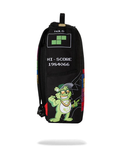 Sprayground TETRIS WITH DIABLO AND MONEY BEAR BACKPACK