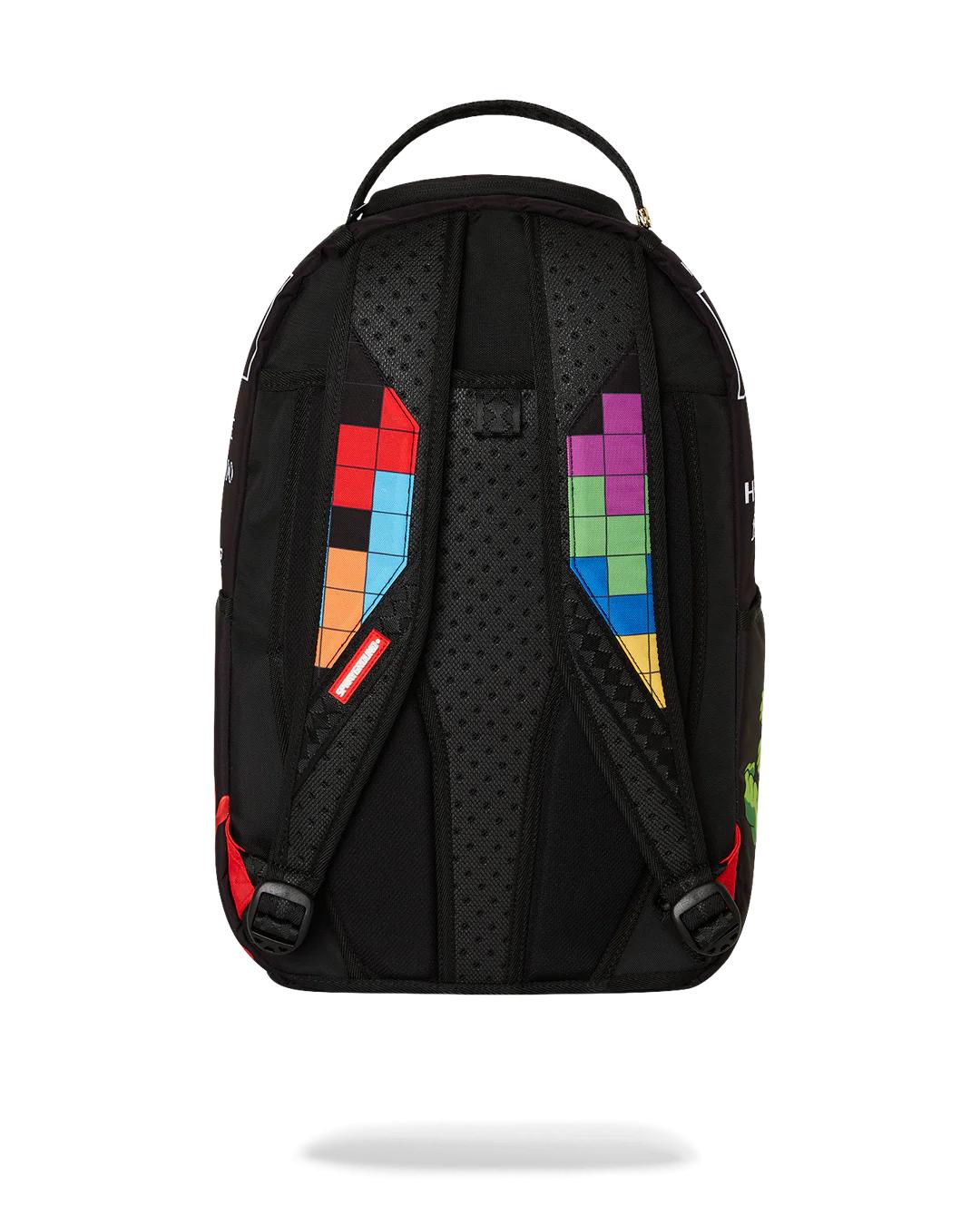 Sprayground TETRIS WITH DIABLO AND MONEY BEAR BACKPACK