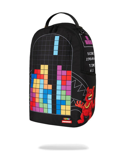 Sprayground TETRIS WITH DIABLO AND MONEY BEAR BACKPACK