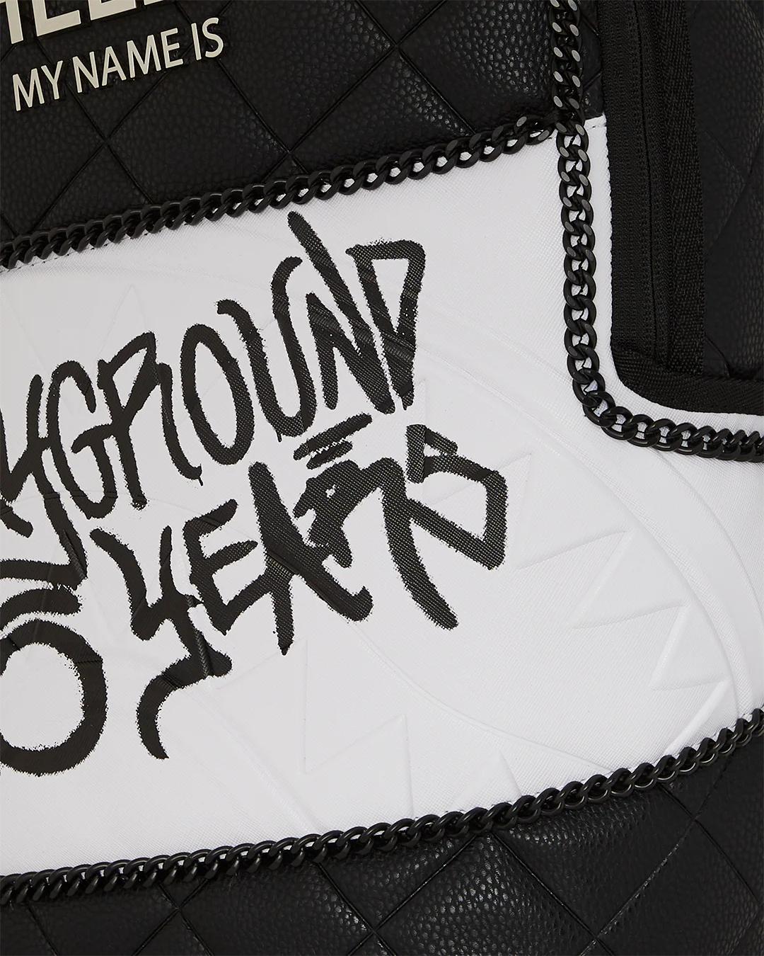 Sprayground HELLO MY NAME IS 15 YEARS QUILTED BACKPACK (SUPER RARE)