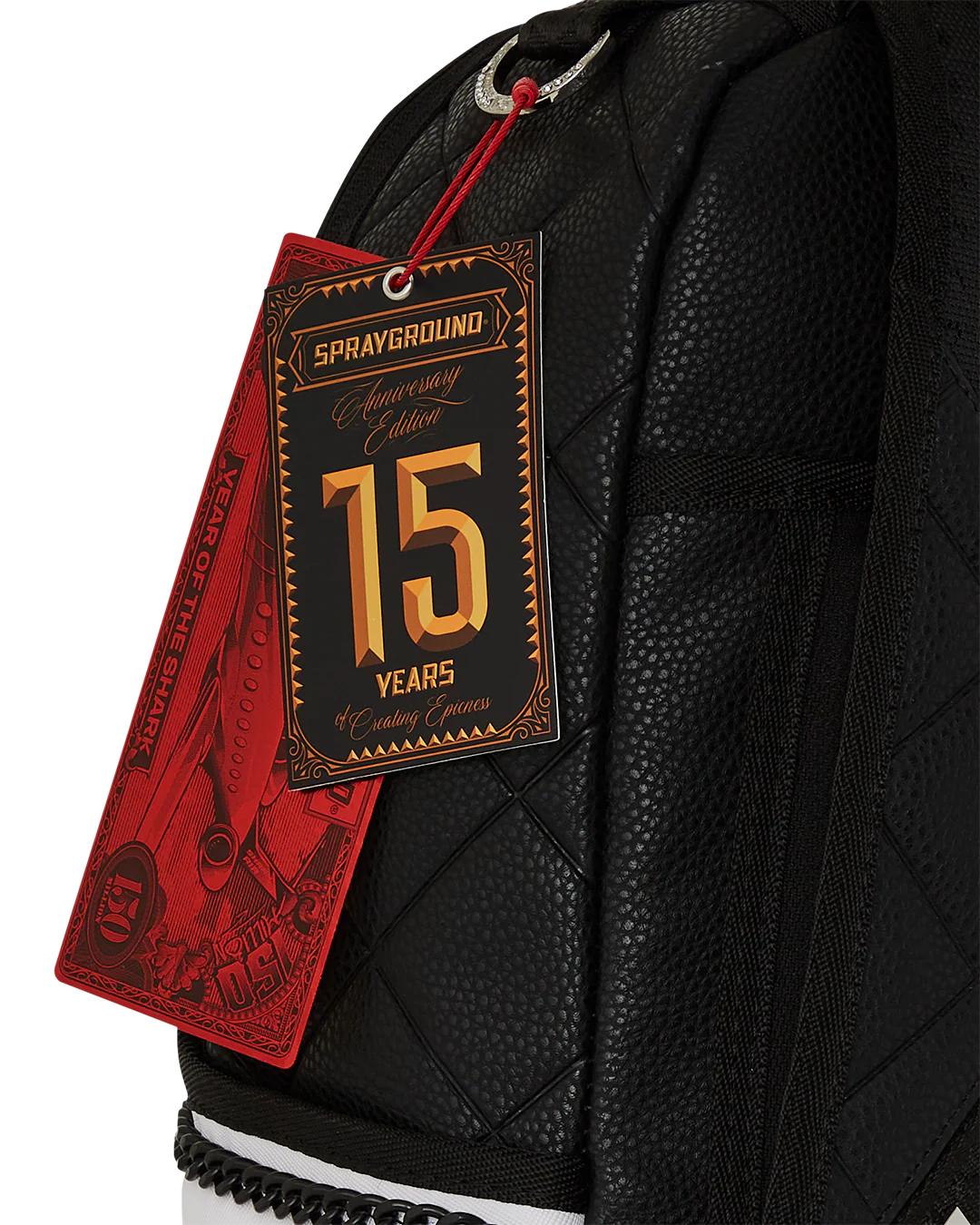 Sprayground HELLO MY NAME IS 15 YEARS QUILTED BACKPACK (SUPER RARE)