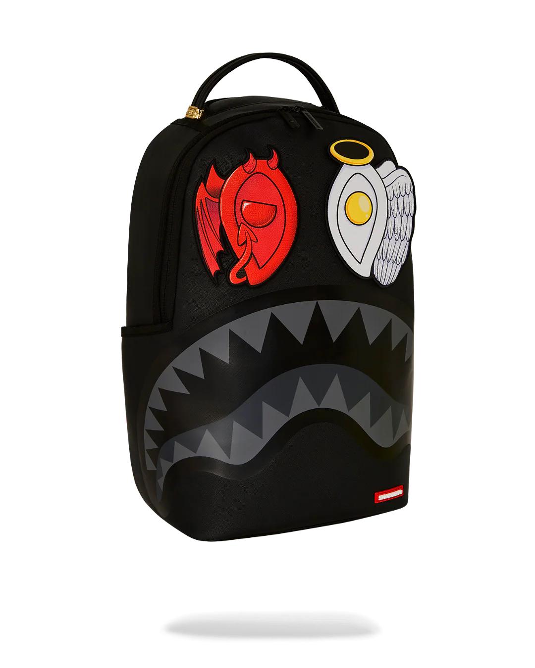 Sprayground SPLIT SAINT VELCRO REMOVABLE 6 EYES SHARK BACKPACK