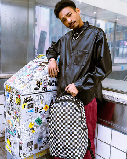Sprayground CHECKS CASHED DLX BACKPACK