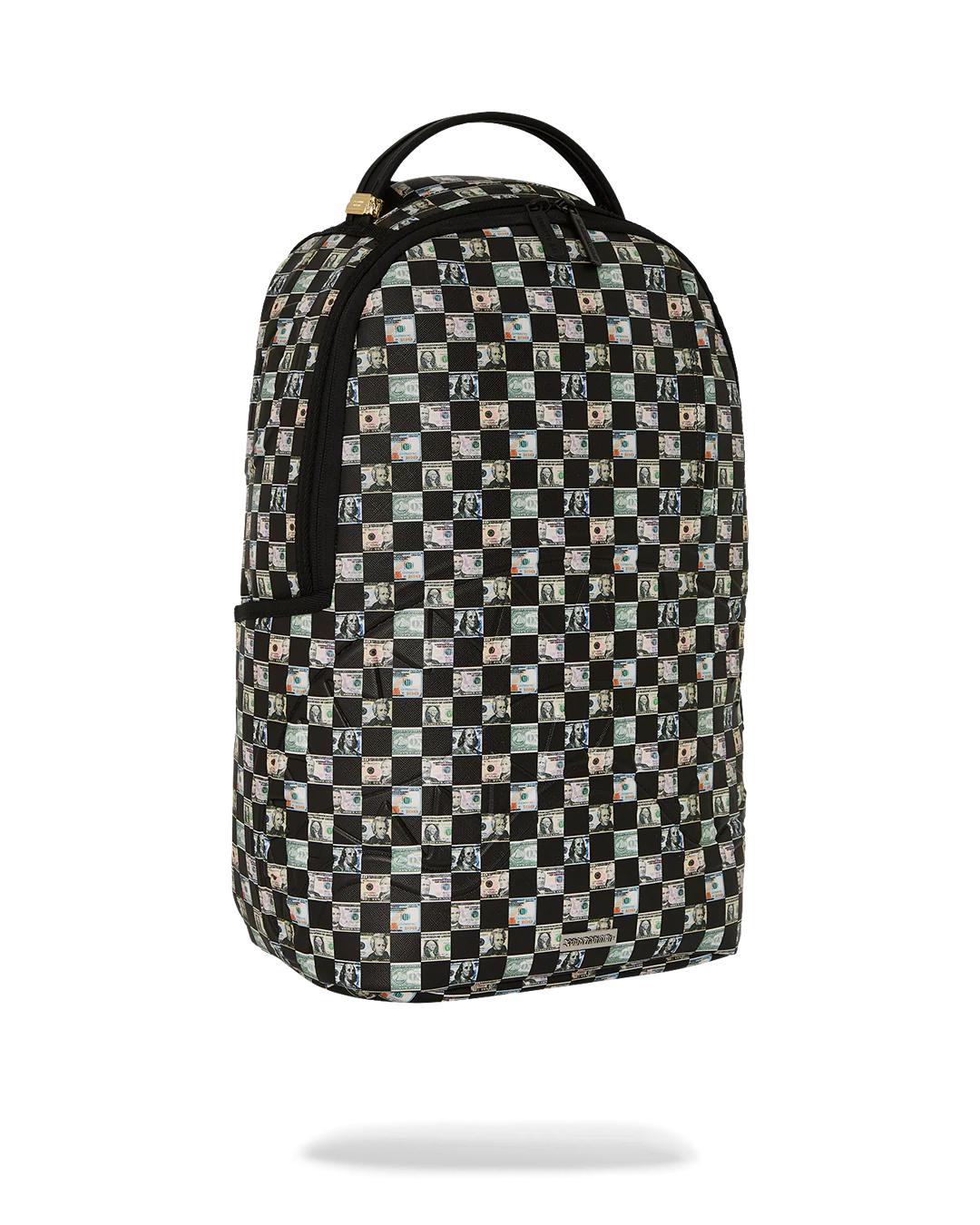Sprayground CHECKS CASHED DLX BACKPACK