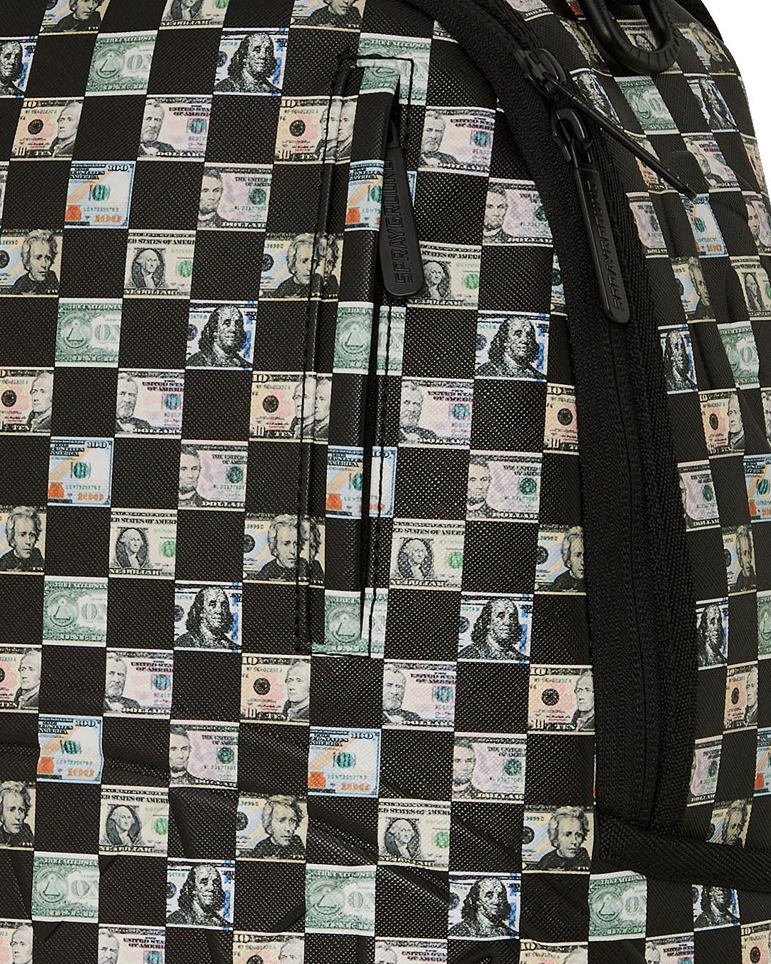 Sprayground CHECKS CASHED DLX BACKPACK