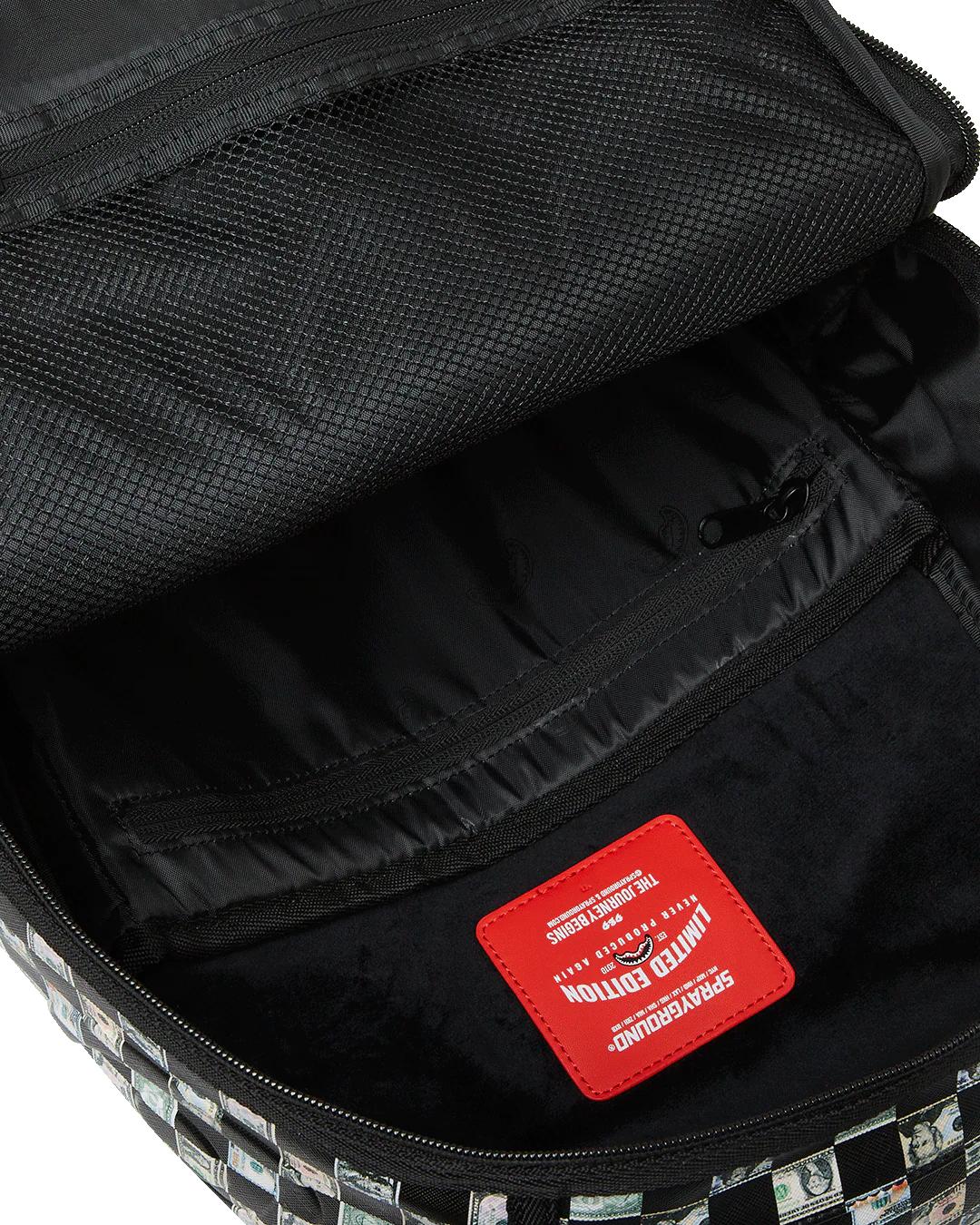 Sprayground CHECKS CASHED DLX BACKPACK