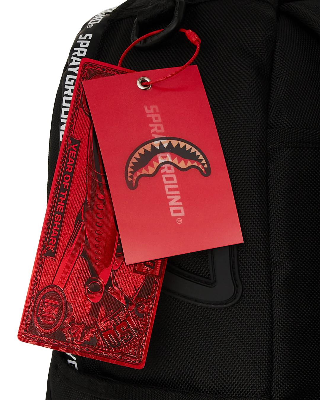 Sprayground THE HERO WHITE TAPE DLXR BACKPACK