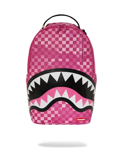 Sprayground PINK CAMOCHECK BACKPACK