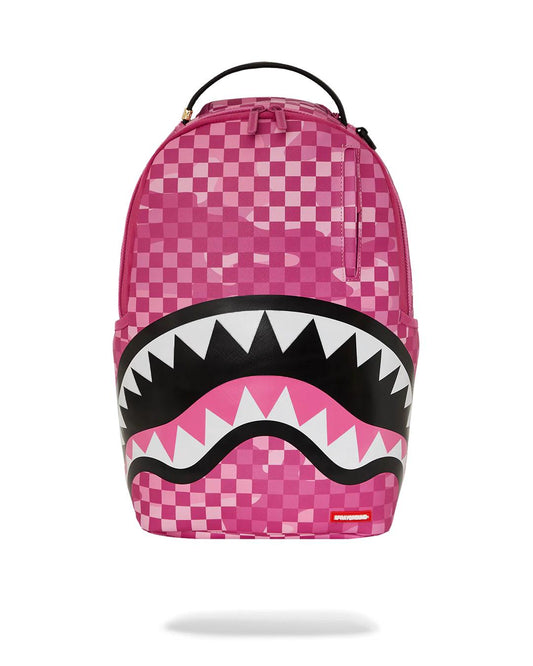 Sprayground PINK CAMOCHECK BACKPACK