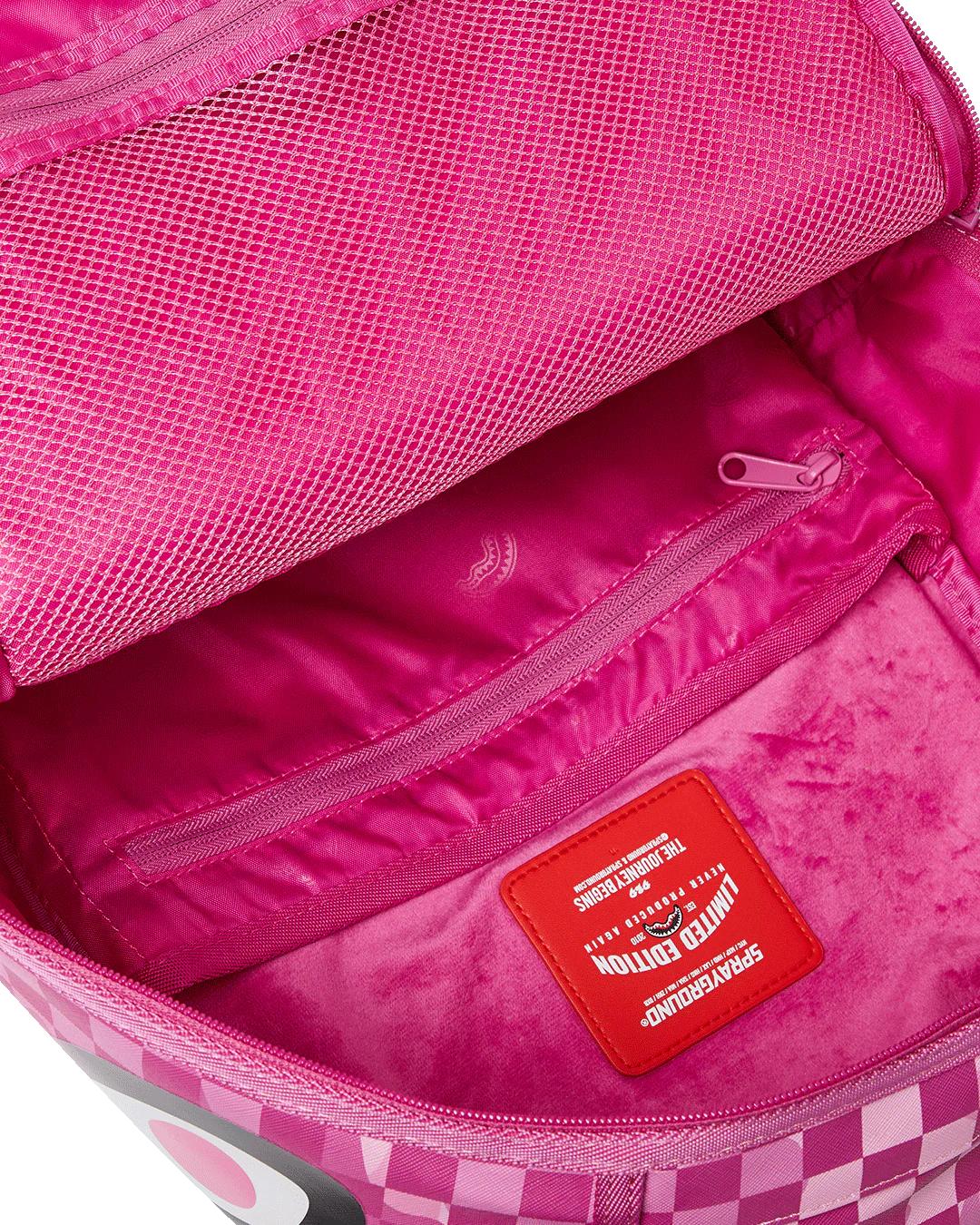 Sprayground PINK CAMOCHECK BACKPACK