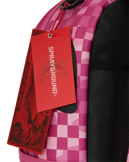 Sprayground PINK CAMOCHECK BACKPACK