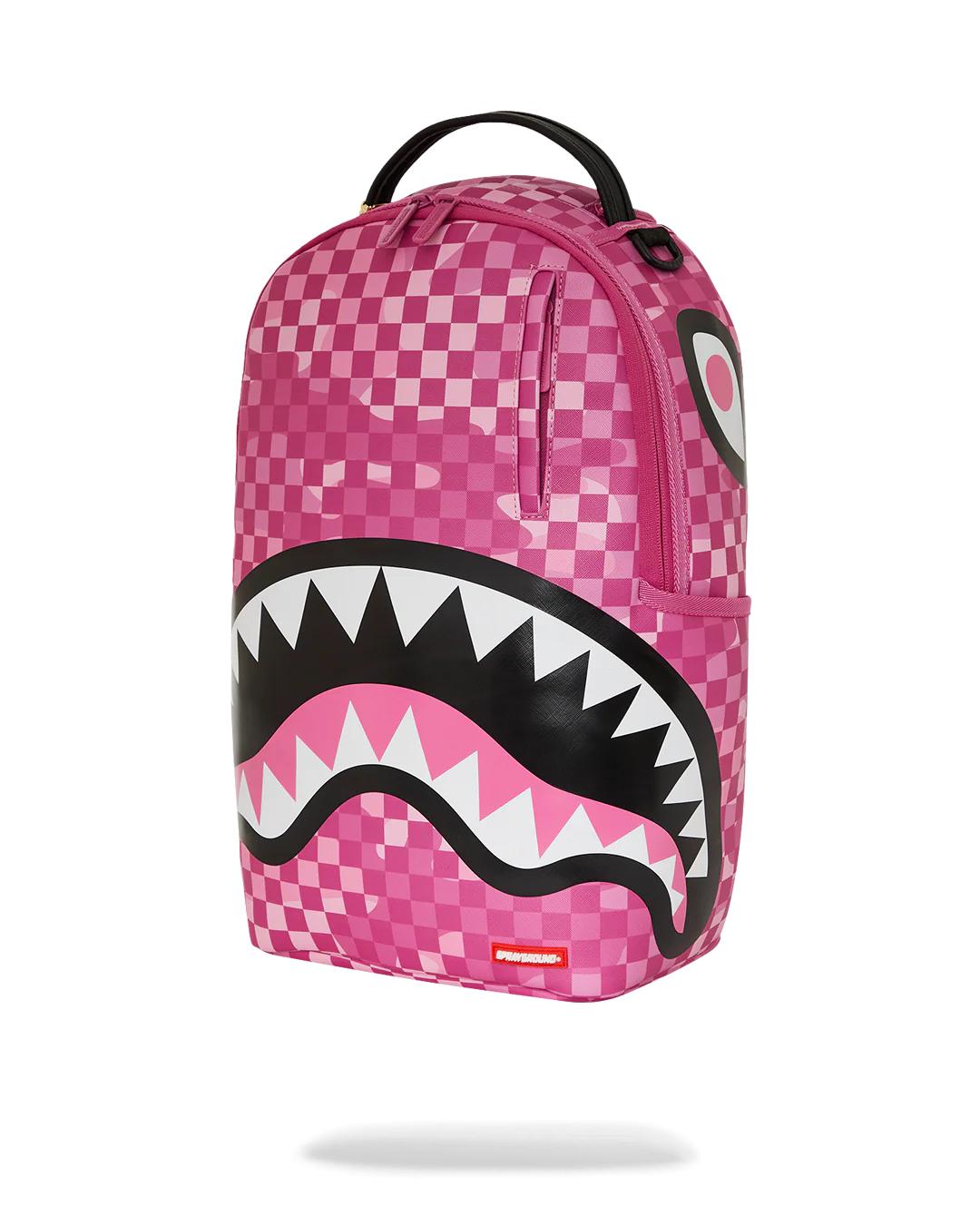 Sprayground PINK CAMOCHECK BACKPACK