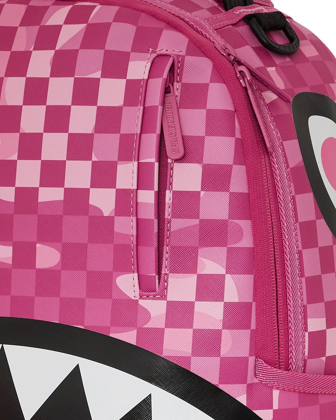 Sprayground PINK CAMOCHECK BACKPACK
