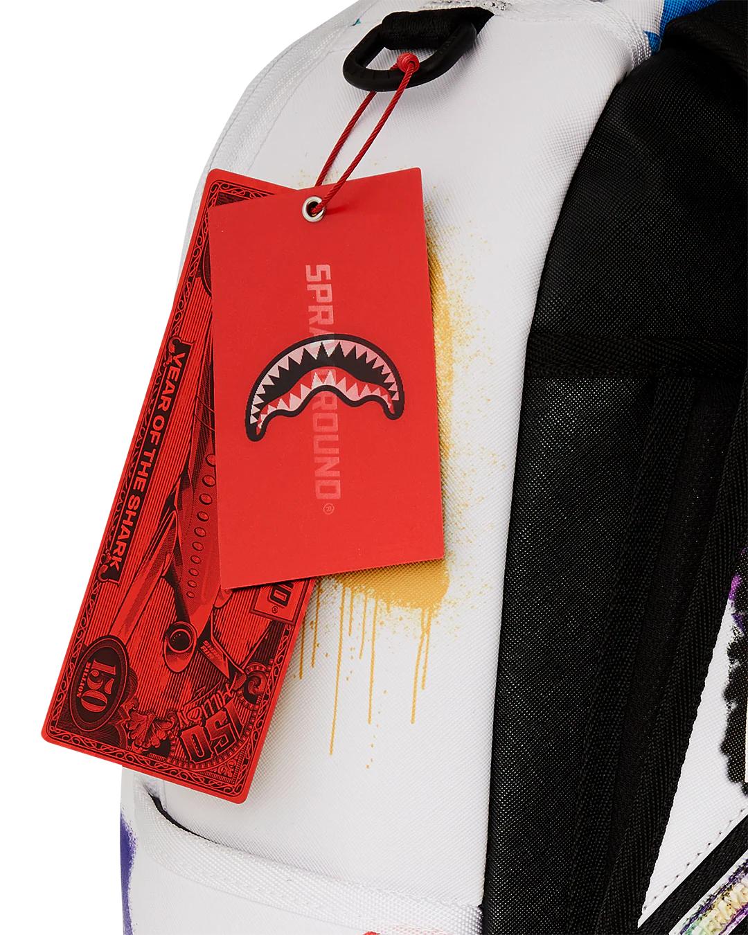 Sprayground SHARK CENTRAL CUT OUT FOR GREATNESS DLXSV BACKPACK