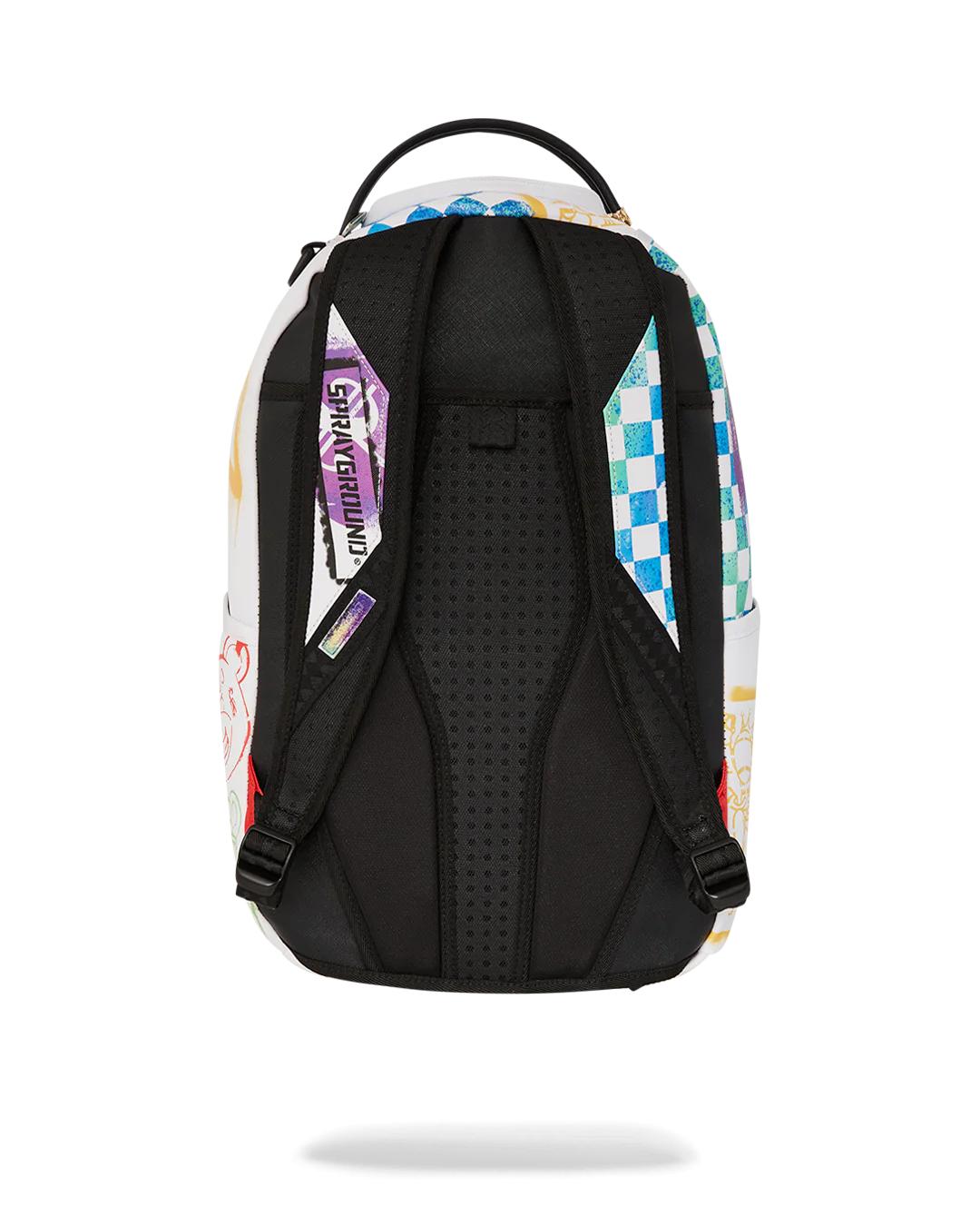 Sprayground SHARK CENTRAL CUT OUT FOR GREATNESS DLXSV BACKPACK