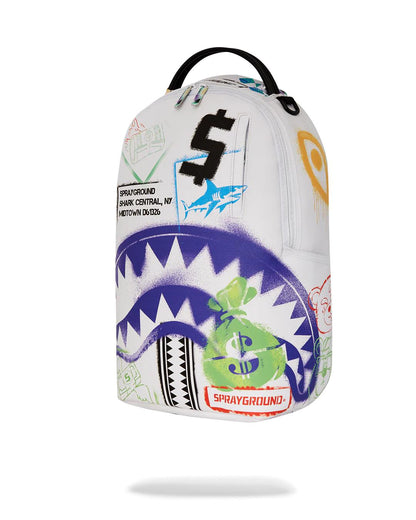 Sprayground SHARK CENTRAL CUT OUT FOR GREATNESS DLXSV BACKPACK