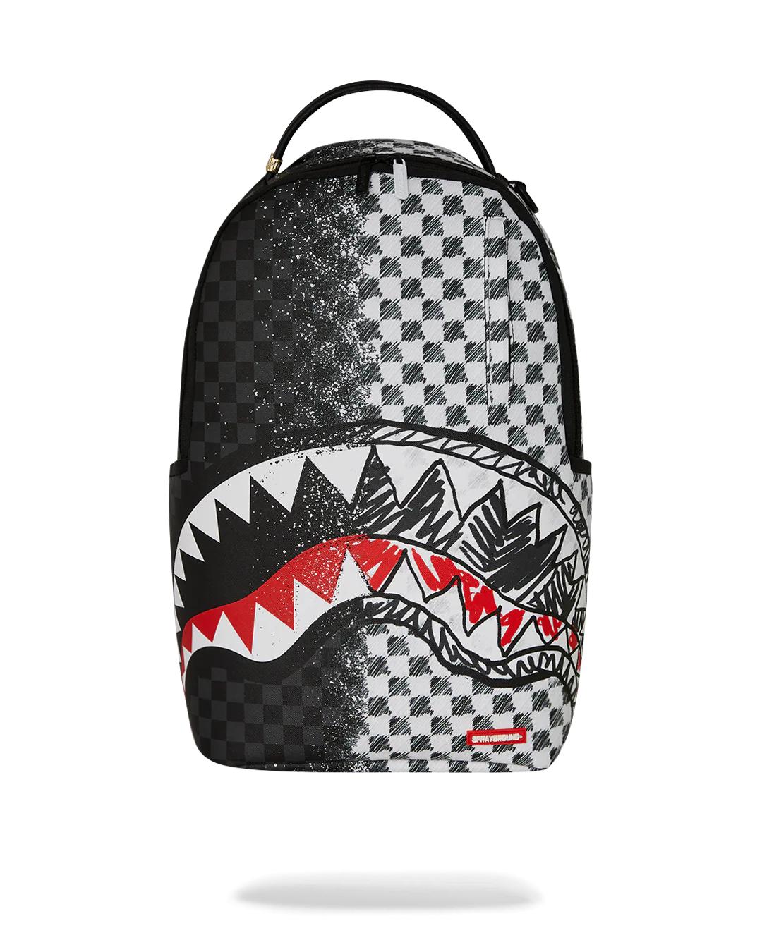 Sprayground SCRIBBLE DRIBBLE CHECK BACKPACK