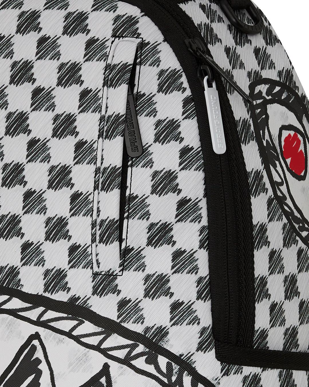 Sprayground SCRIBBLE DRIBBLE CHECK BACKPACK
