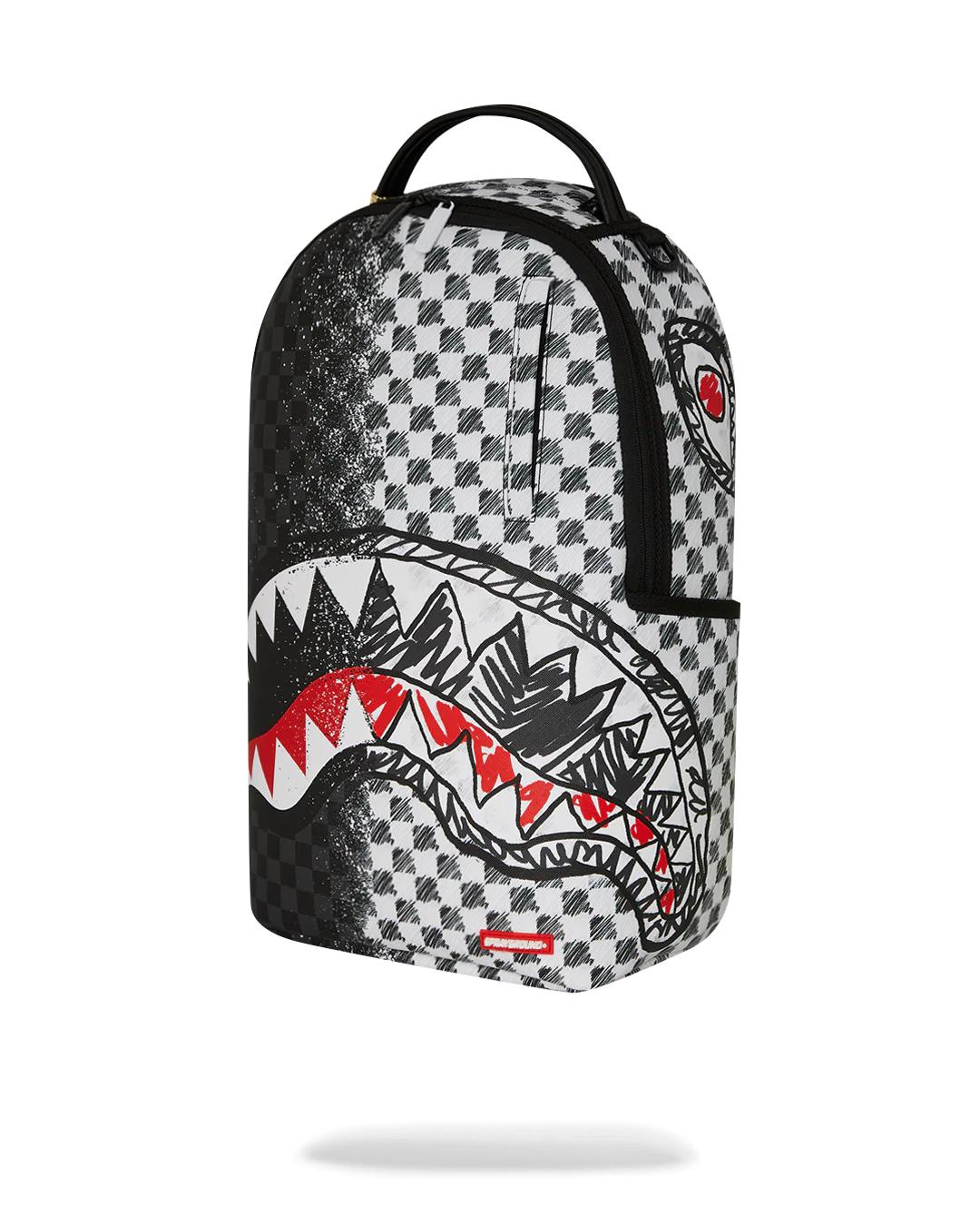 Sprayground SCRIBBLE DRIBBLE CHECK BACKPACK