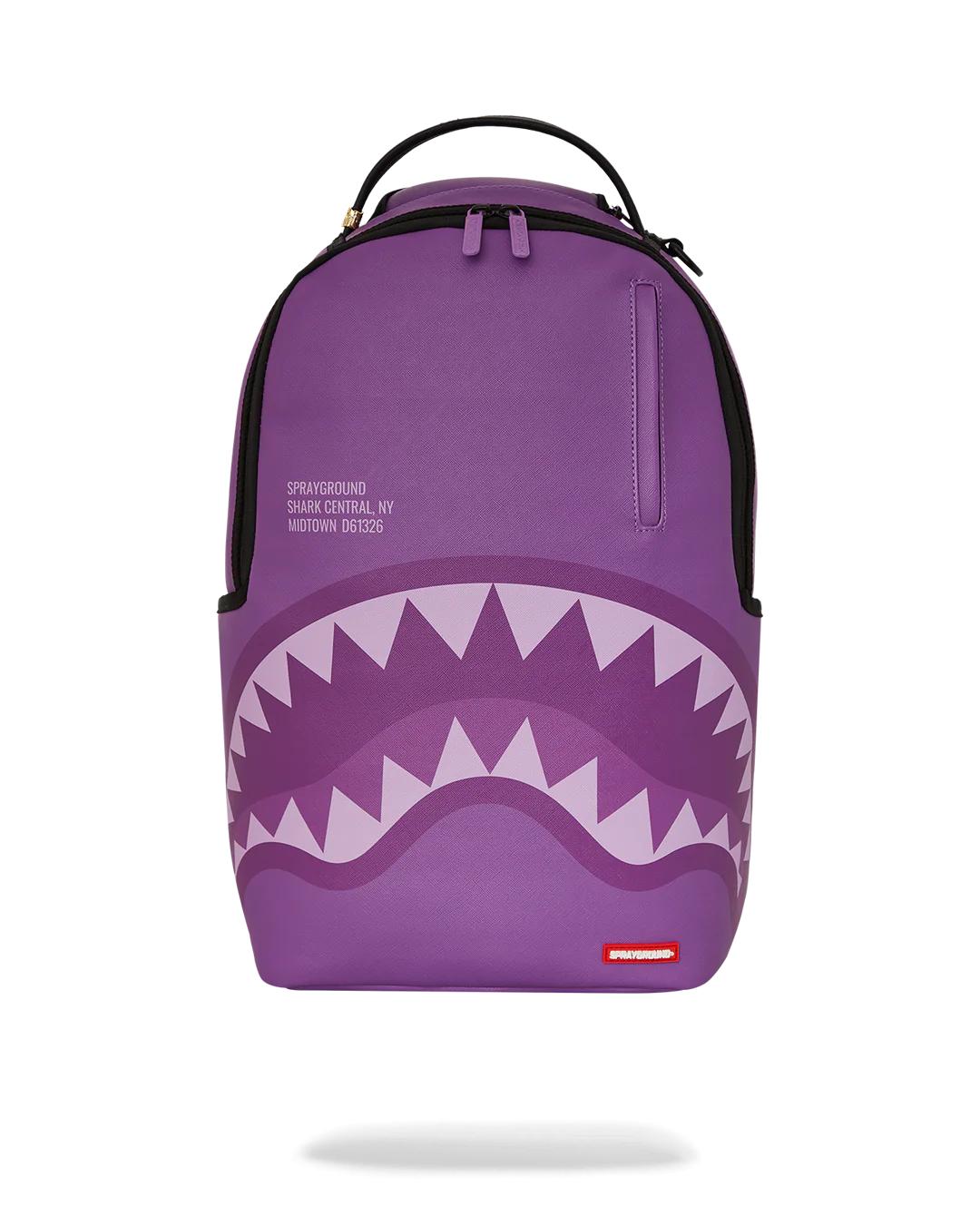 Sprayground SHARK CENTRAL PURPLE VENOM BACKPACK