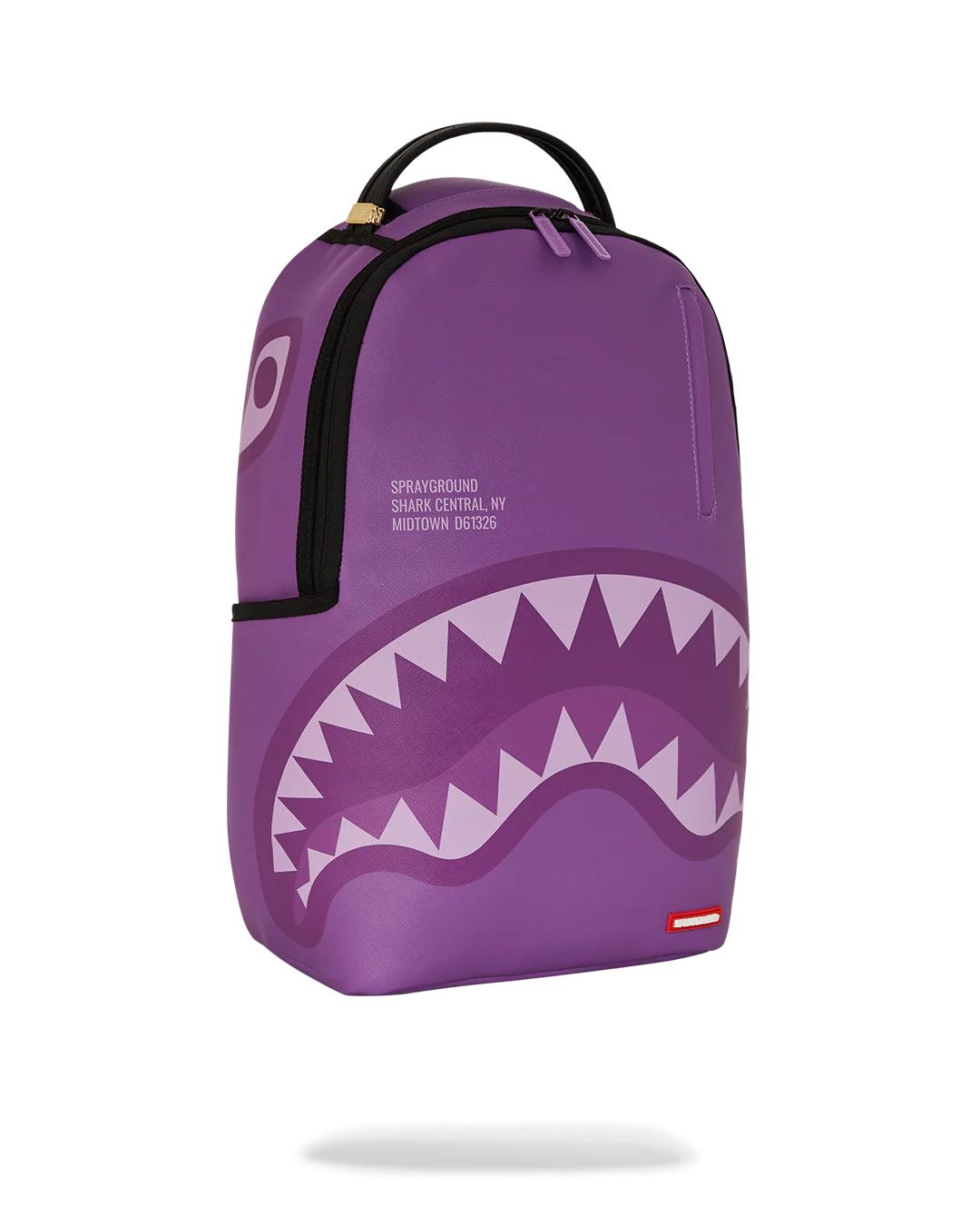 Sprayground SHARK CENTRAL PURPLE VENOM BACKPACK