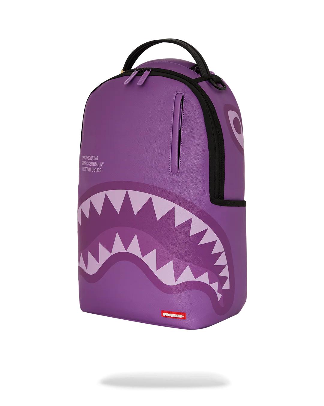 Sprayground SHARK CENTRAL PURPLE VENOM BACKPACK