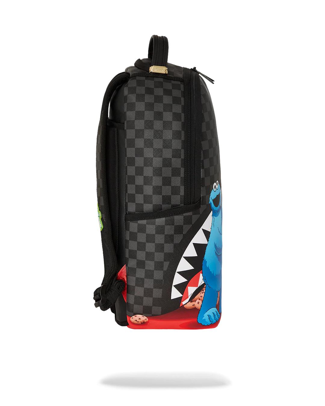 Sprayground SESAME STREET COOKIE MONSTER SNACK ATTACK DLXSV BACKPACK