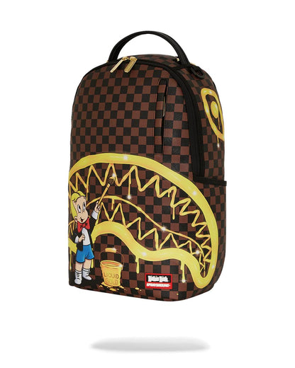 Sprayground RICHIE RICH PAINT THE SHARK GOLD BACKPACK