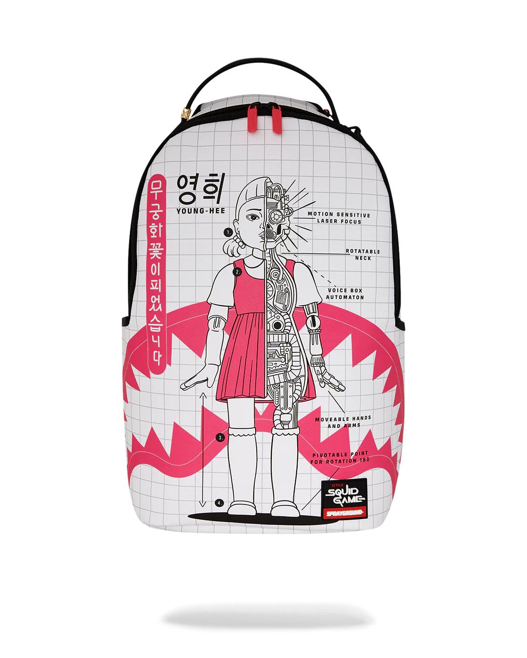 Sprayground SQUID GAME COLLAB ROBOT GIRL BACKPACK