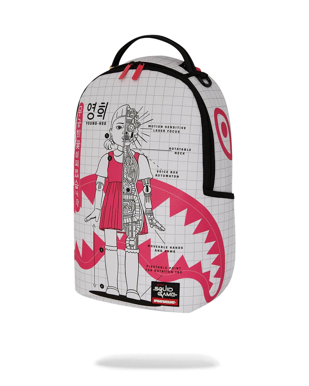 Sprayground SQUID GAME COLLAB ROBOT GIRL BACKPACK
